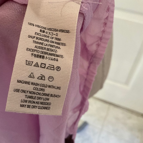 Free People Violet Long Sleeves Top Size L - Picture 8 of 8